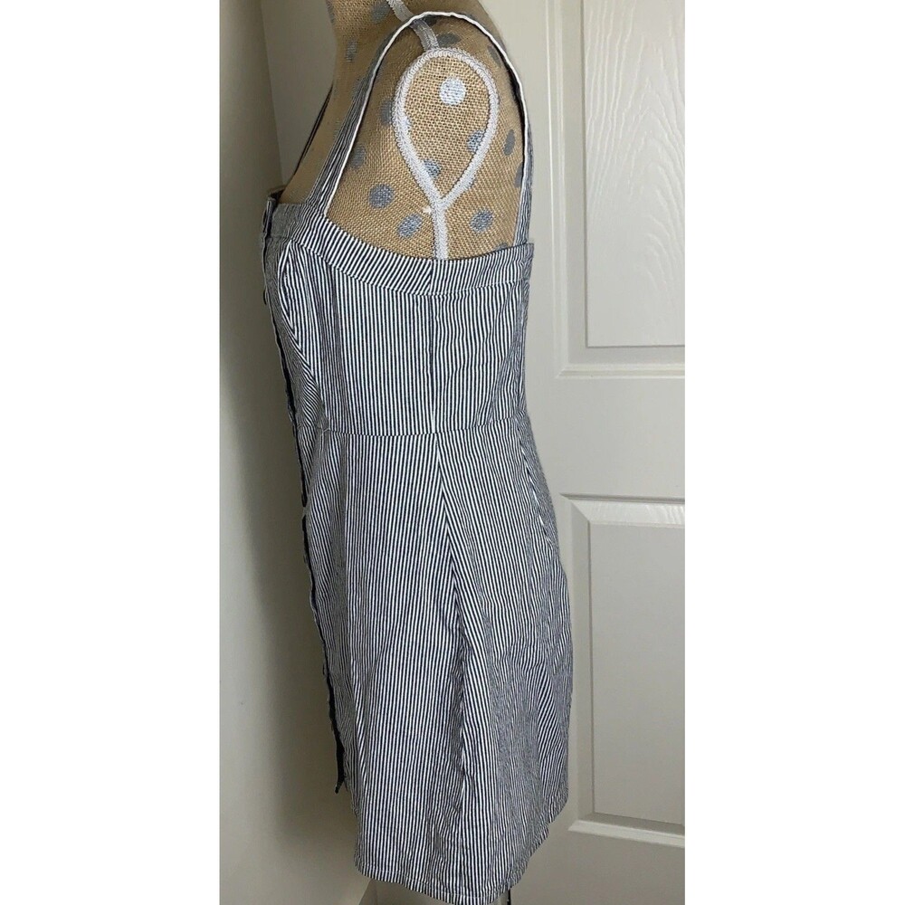 Hollister Dress Y2K Striped Overall Jumper Y2K Preppy Academia Medium Office - Picture 4 of 11